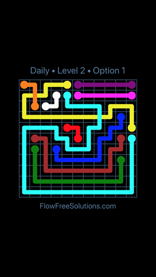 Solution and Answer to the Puzzle for Bridges Date Tuesday, June 28, 2016 Level 2