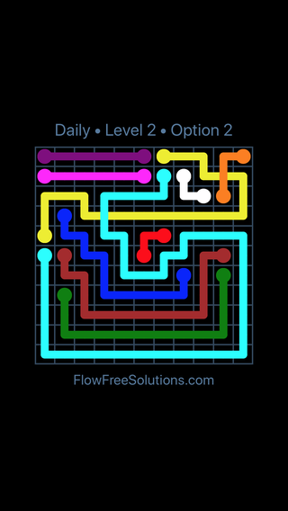 Solution and Answer to the Puzzle for Bridges Date Tuesday, June 28, 2016 Level 2