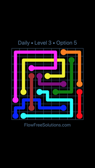 Solution and Answer to the Puzzle for Bridges Date Tuesday, November 14, 2017 Level 3