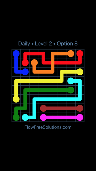 Solution and Answer to the Puzzle for Bridges Date Friday, April 8, 2016 Level 2