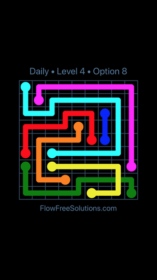 Solution and Answer to the Puzzle for Bridges Date Friday, February 9, 2018 Level 4