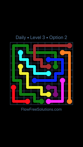 Solution and Answer to the Puzzle for Bridges Date Tuesday, April 12, 2016 Level 3