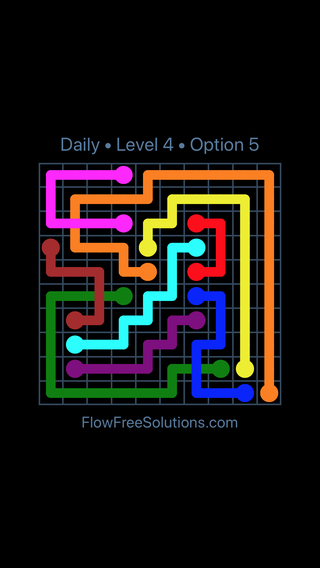 Solution and Answer to the Puzzle for Bridges Date Saturday, April 16, 2016 Level 4