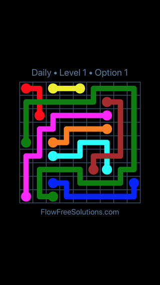 Solution and Answer to the Puzzle for Bridges Date Sunday, July 10, 2016 Level 1