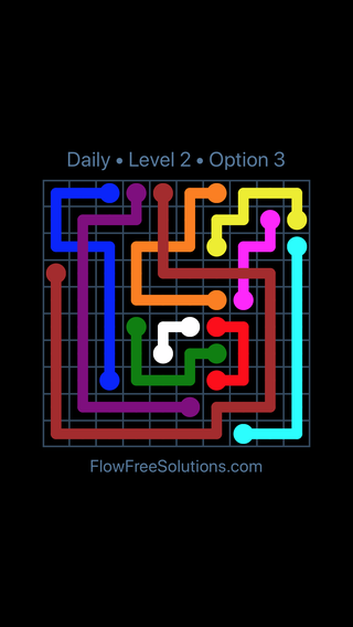 Solution and Answer to the Puzzle for Bridges Date Friday, April 19, 2019 Level 2