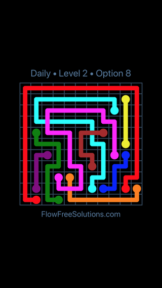 Solution and Answer to the Puzzle for Bridges Date Saturday, April 23, 2016 Level 2