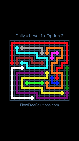 Solution and Answer to the Puzzle for Bridges Date Sunday, July 17, 2016 Level 1