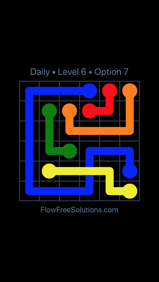 Solution and Answer to the Puzzle for Bridges Date Tuesday, April 26, 2016 Level 6