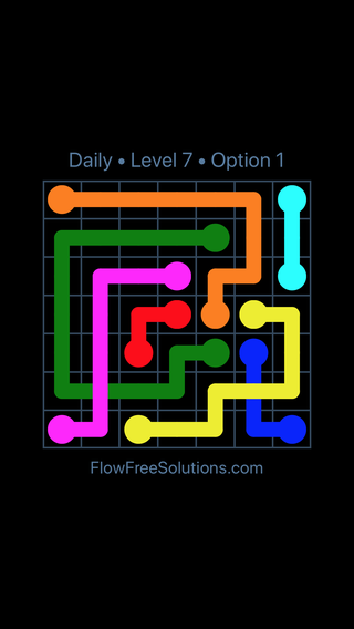 Solution and Answer to the Puzzle for Bridges Date Tuesday, June 20, 2017 Level 7