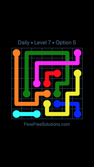 Solution and Answer to the Puzzle for Bridges Date Tuesday, June 20, 2017 Level 7