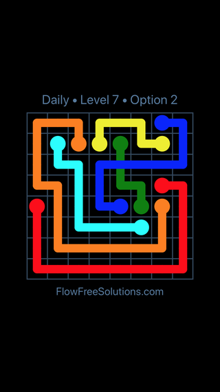 Solution and Answer to the Puzzle for Bridges Date Wednesday, September 13, 2017 Level 7