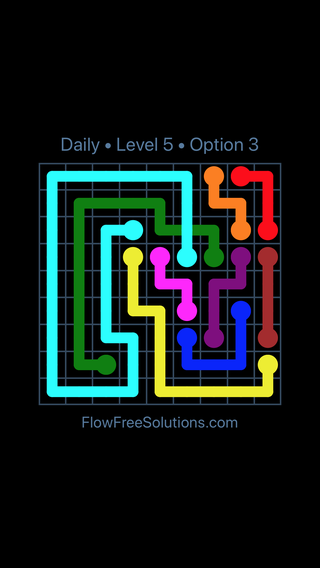 Solution and Answer to the Puzzle for Bridges Date Thursday, November 8, 2018 Level 5