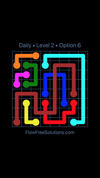 Solution and Answer to the Puzzle for Bridges Date Friday, February 26, 2021 Level 2