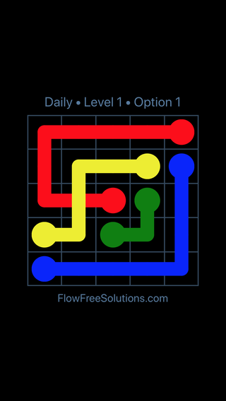 Solution and Answer to the Puzzle for Bridges Date Thursday, April 2, 2020 Level 1