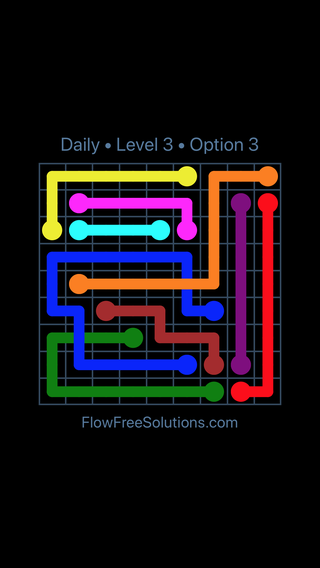 Solution and Answer to the Puzzle for Bridges Date Saturday, April 4, 2020 Level 3