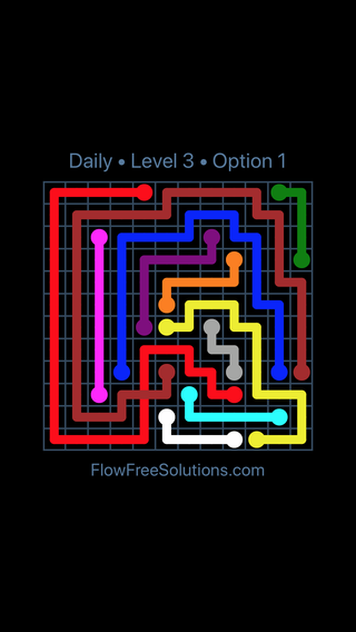 Solution and Answer to the Puzzle for Bridges Date Wednesday, November 21, 2018 Level 3