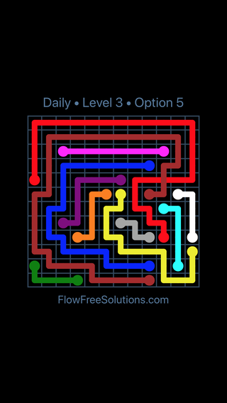 Solution and Answer to the Puzzle for Bridges Date Wednesday, November 21, 2018 Level 3