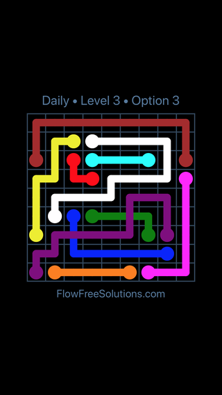 Solution and Answer to the Puzzle for Bridges Date Wednesday, August 3, 2022 Level 3