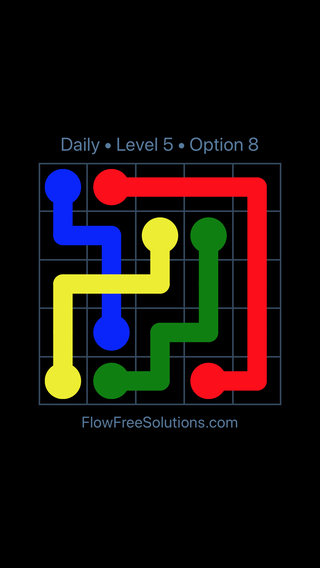 Solution and Answer to the Puzzle for Bridges Date Tuesday, February 11, 2020 Level 5