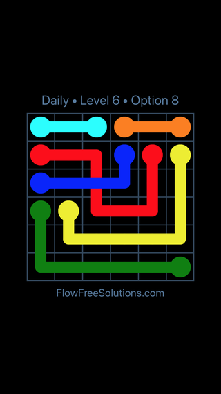 Solution and Answer to the Puzzle for Bridges Date Tuesday, September 25, 2018 Level 6