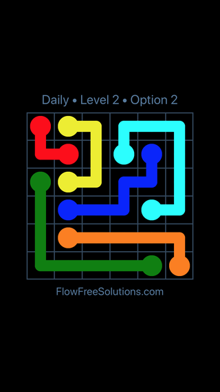 Solution and Answer to the Puzzle for Flow Date Monday, May 30, 2016 Level 2