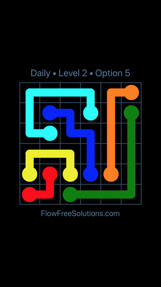 Solution and Answer to the Puzzle for Flow Date Monday, May 30, 2016 Level 2