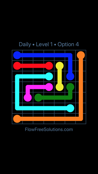 Solution and Answer to the Puzzle for Flow Date Wednesday, September 22, 2021 Level 1