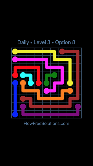 Solution and Answer to the Puzzle for Flow Date Wednesday, September 26, 2018 Level 3