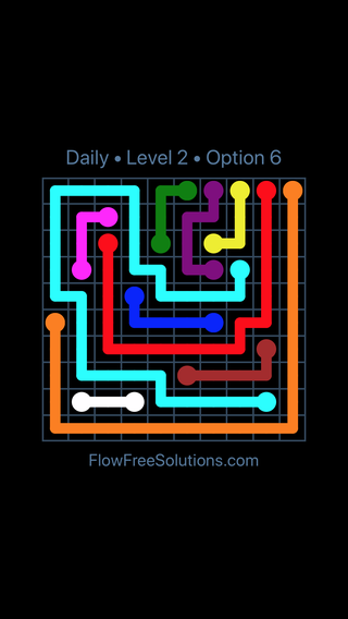 Sunday, June 30, 2024 Flow Free Level 2 Daily Puzzle Solution and ...