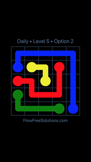 Solution and Answer to the Puzzle for Flow Date Wednesday, April 18, 2018 Level 5