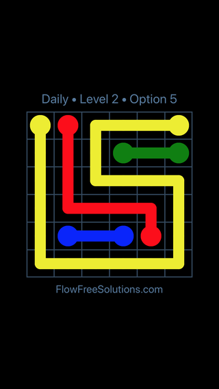 Solution and Answer to the Puzzle for Flow Date Friday, December 2, 2016 Level 2