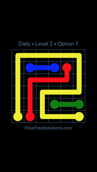 Solution and Answer to the Puzzle for Flow Date Friday, December 2, 2016 Level 2