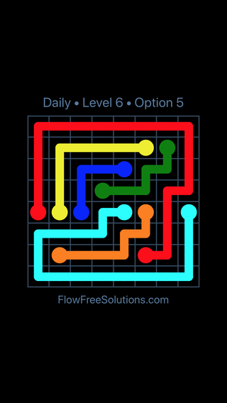 Solution and Answer to the Puzzle for Flow Date Monday, November 28, 2022 Level 6