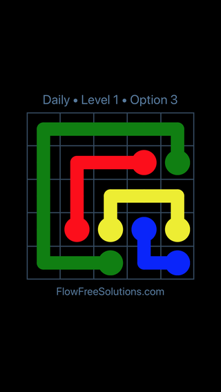 Solution and Answer to the Puzzle for Flow Date Wednesday, December 7, 2016 Level 1