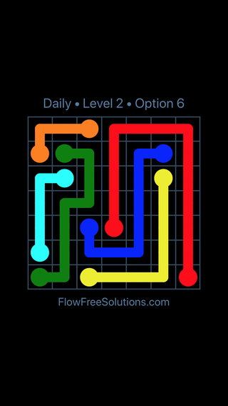 Solution and Answer to the Puzzle for Flow Date Thursday, June 20, 2019 Level 2