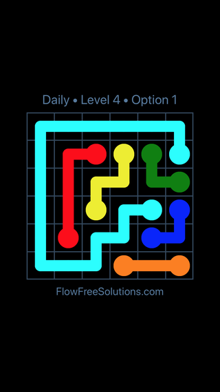 Saturday, December 7, 2019 Flow Free Level 4 Daily Puzzle Solution and ...