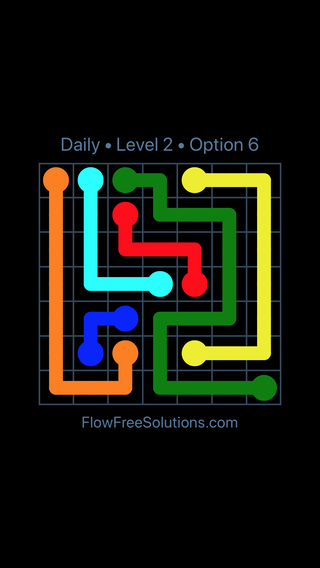 Solution and Answer to the Puzzle for Flow Date Monday, October 11, 2021 Level 2