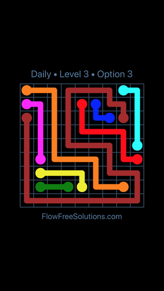 Tuesday, January 30, 2024 Flow Free Level 3 Daily Puzzle Solution and ...