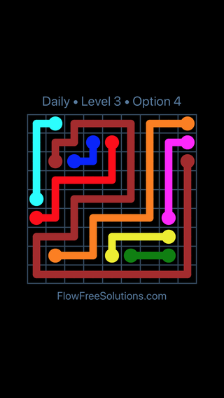 Tuesday, January 30, 2024 Flow Free Level 3 Daily Puzzle Solution and ...