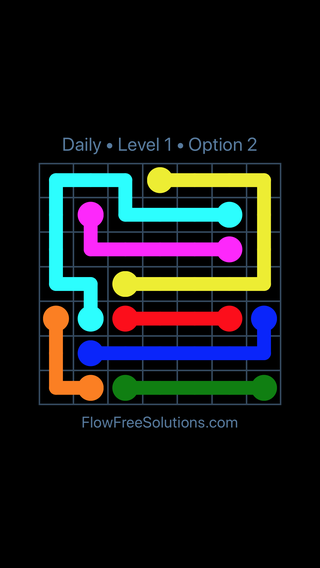 Solution and Answer to the Puzzle for Flow Date Monday, November 20, 2017 Level 1