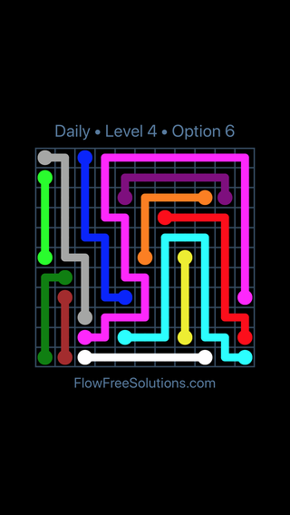 Tuesday, August 22, 2023 Flow Free Level 4 Daily Puzzle Solution and ...