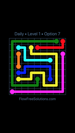 Solution and Answer to the Puzzle for Flow Date Thursday, September 20, 2018 Level 1