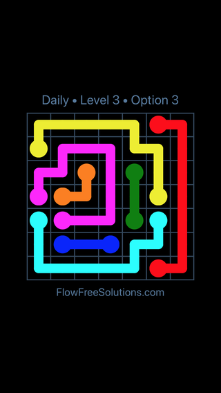 Solution and Answer to the Puzzle for Flow Date Tuesday, April 16, 2019 Level 3