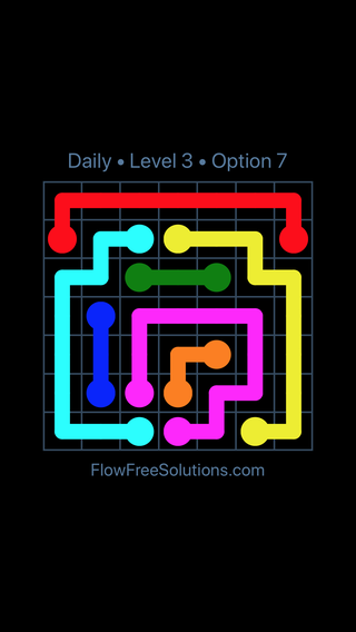 Solution and Answer to the Puzzle for Flow Date Tuesday, April 16, 2019 Level 3