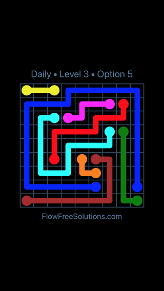 Thursday, February 15, 2024 Flow Free Level 3 Daily Puzzle Solution and ...