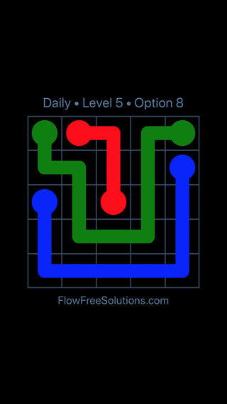 Solution and Answer to the Puzzle for Flow Date Monday, July 18, 2016 Level 5