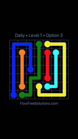 Solution and Answer to the Puzzle for Flow Date Tuesday, December 1, 2020 Level 1