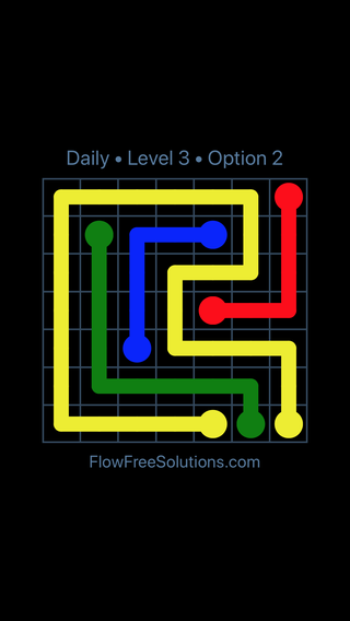 Solution and Answer to the Puzzle for Flow Date Tuesday, November 6, 2018 Level 3