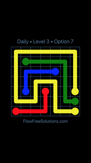 Solution and Answer to the Puzzle for Flow Date Tuesday, November 6, 2018 Level 3