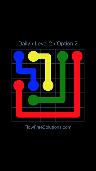 Solution and Answer to the Puzzle for Flow Date Wednesday, July 20, 2016 Level 2